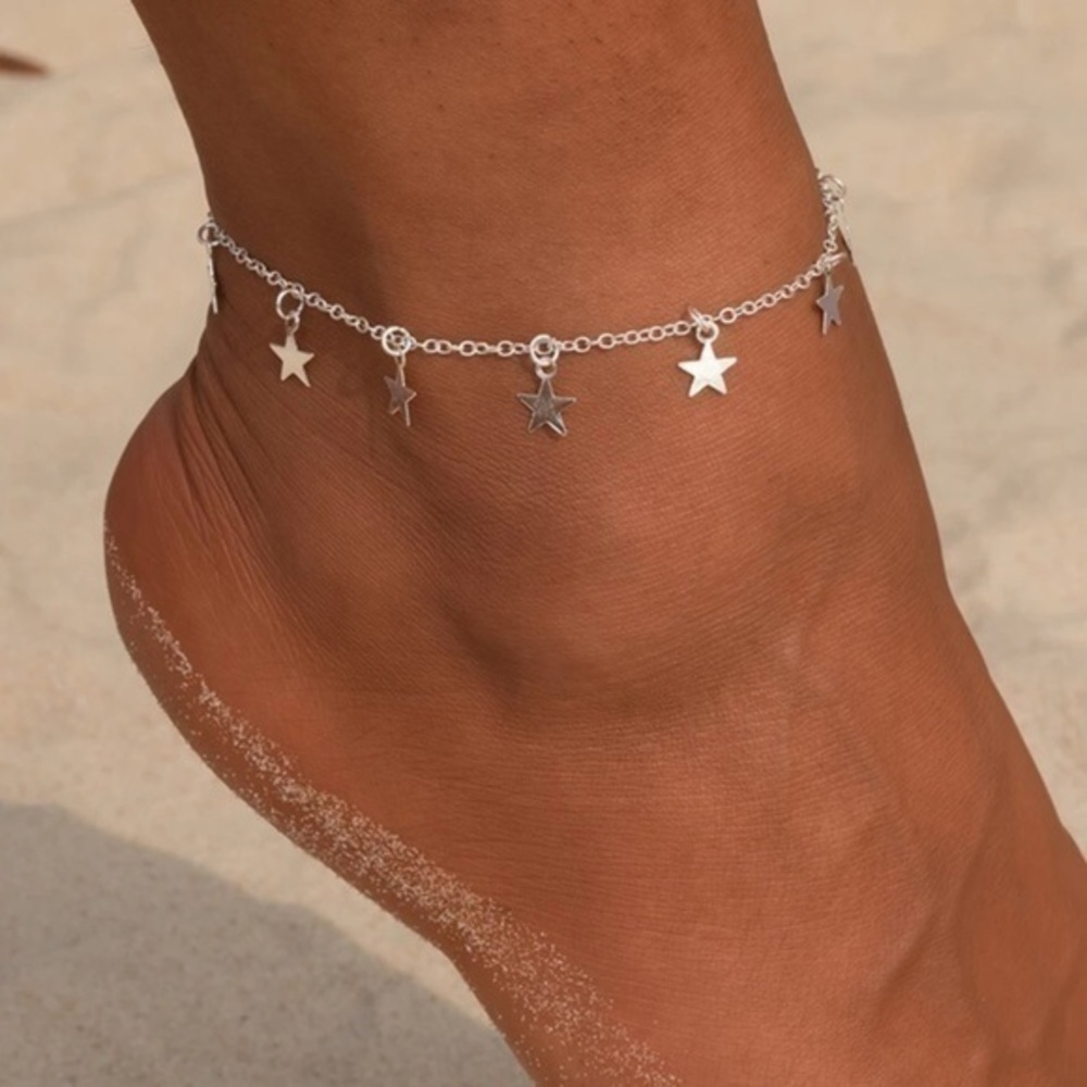 3/$30 ✨ Silver All Star Anklet